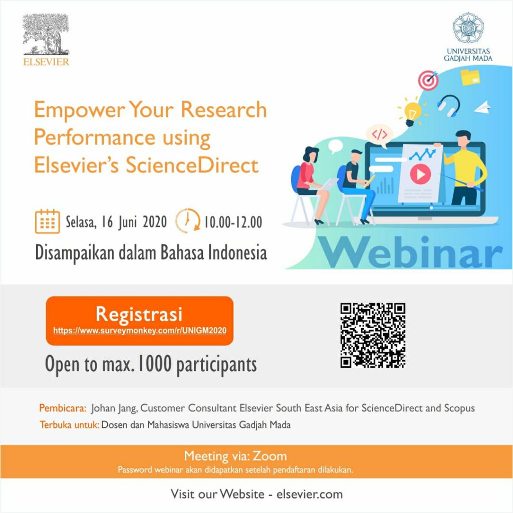 Webinar UGM dan ScienceDirect